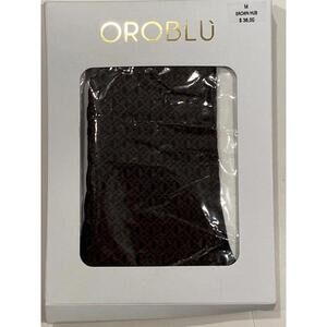 NIP Oroblu Abstract Tights 30 Size M BROWN HUB